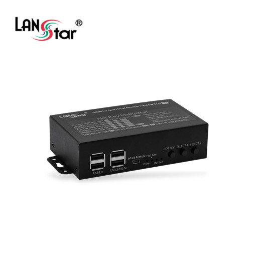 랜스타 LS-HD2KVM-D HDMI 듀얼 KVM 모니터 스위치