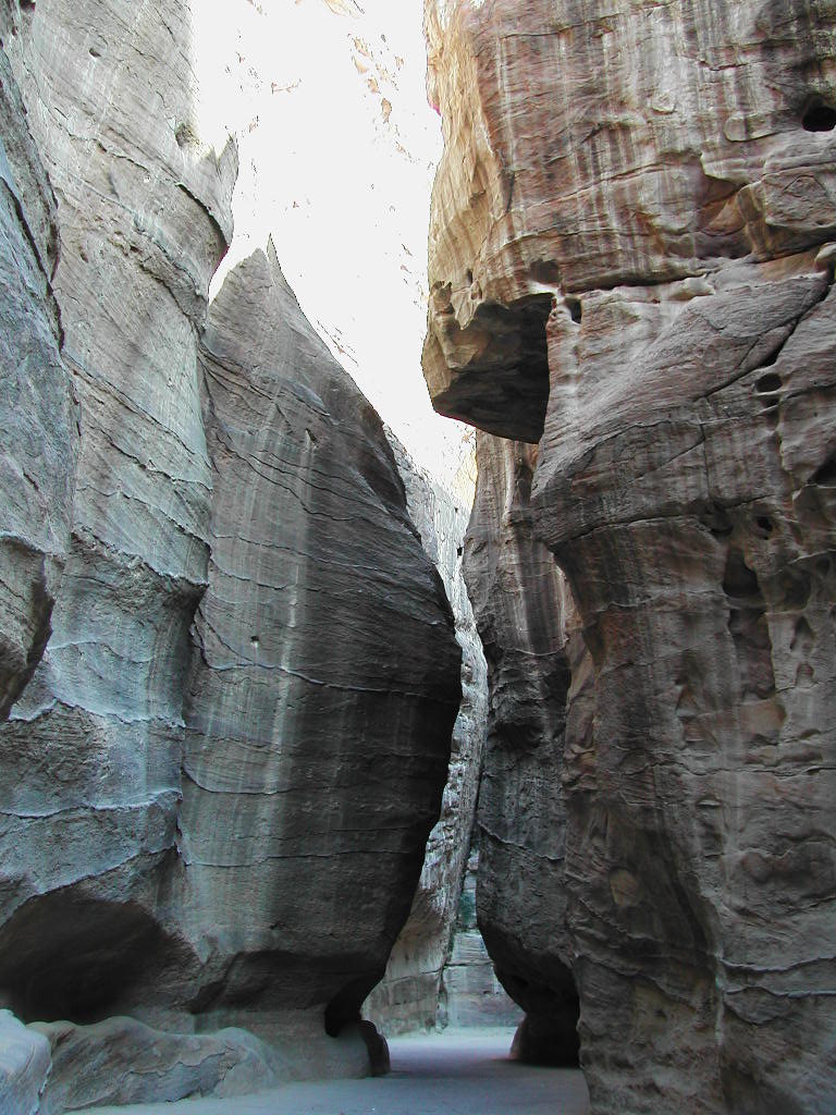 요르단-페트라-Siq협곡