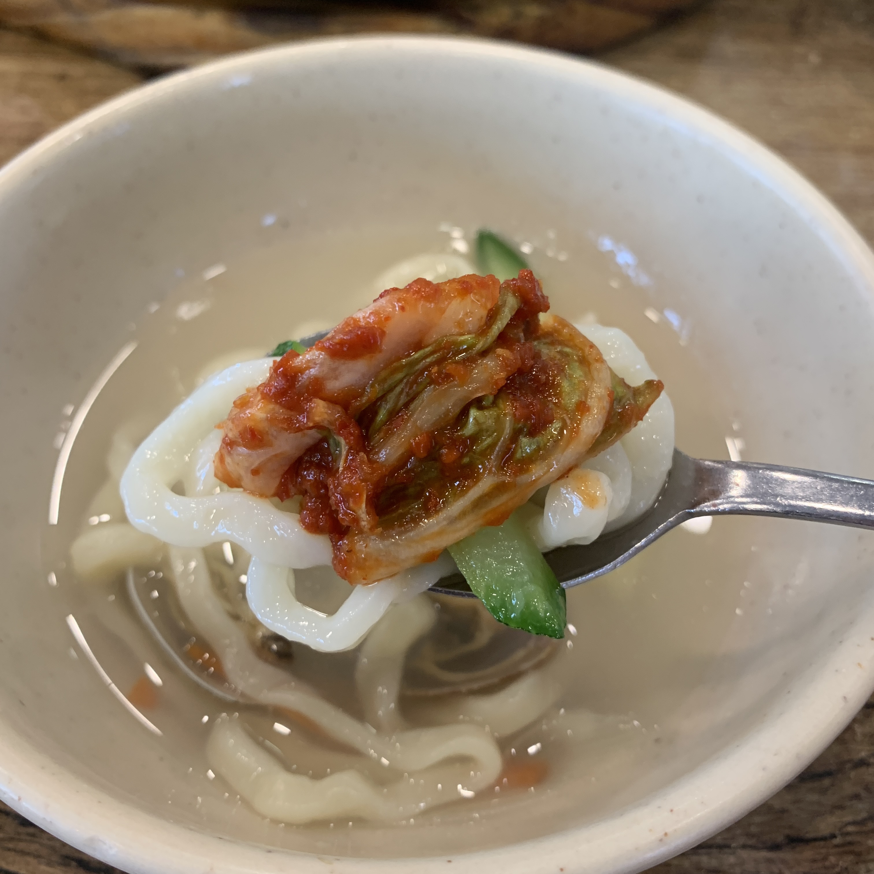  배추 겉절이 맛집 목포 소담칼국수