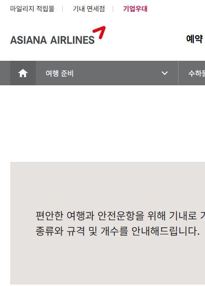 비행기 기내 반입 금지 가능 물품