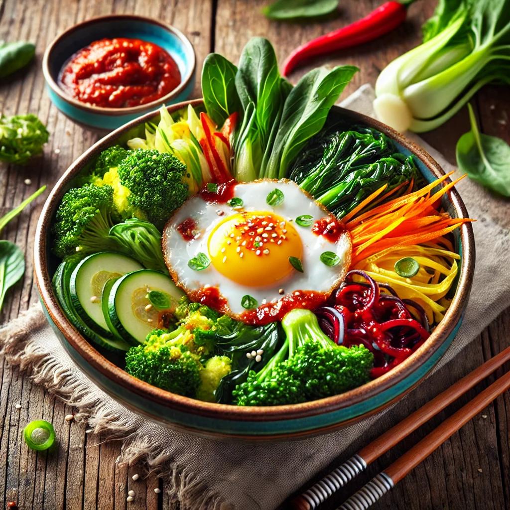 봄동 겉절이 비빔밥