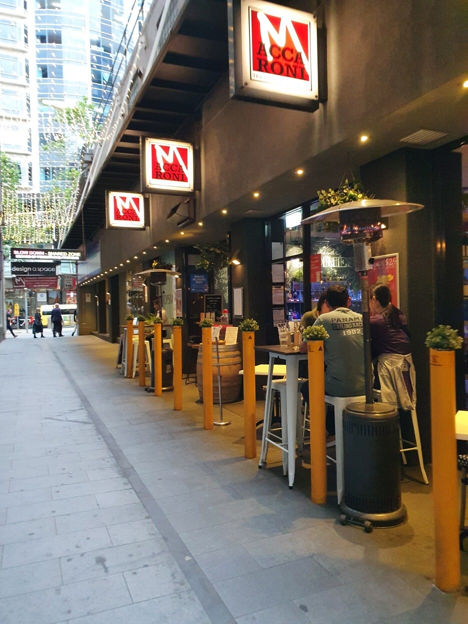  멜버른 시티 이탈리안 레스토랑 마카로니 트라토리아 (Maccaroni Trattoria Italiana)