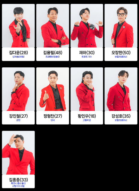 미스터 트롯2 참가자