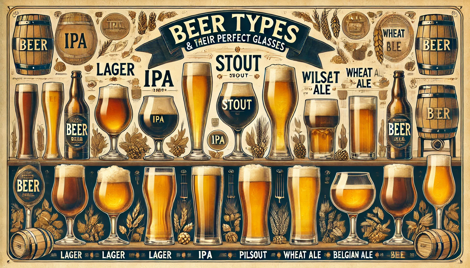 맥주 종류별 추천 전용 잔