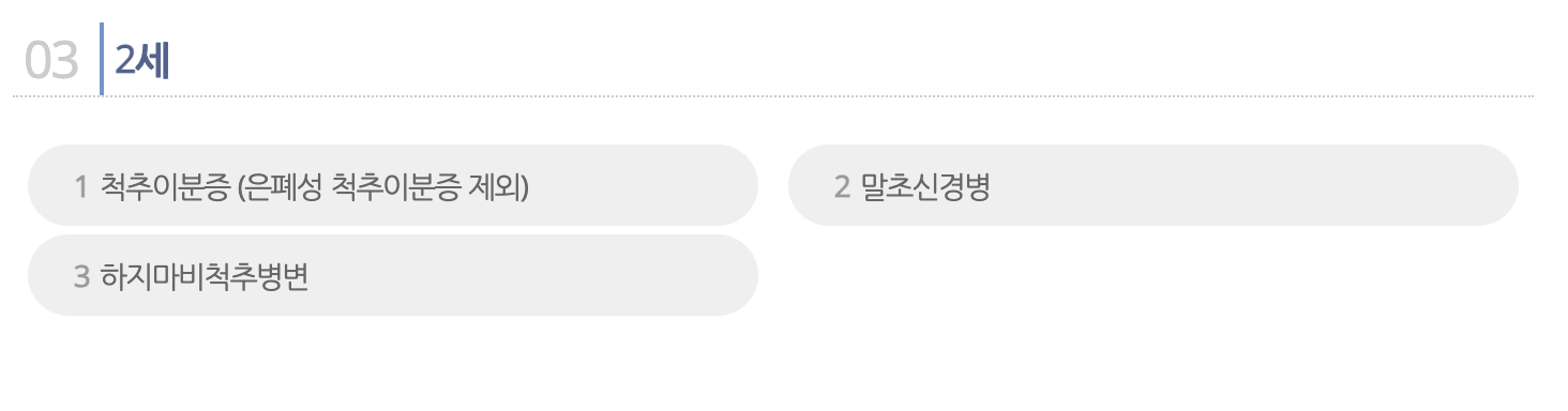 고엽제 후유증 장애등급표