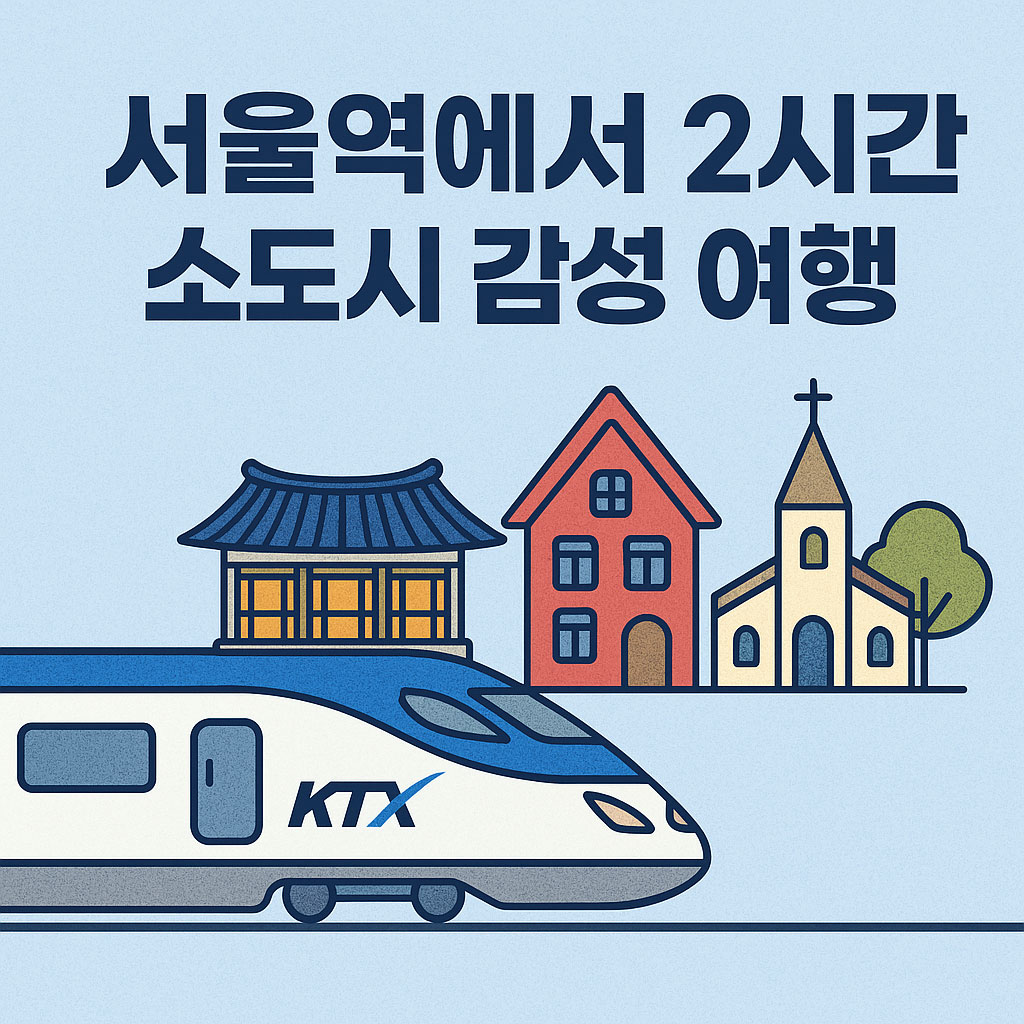 서울역 출발 감성 소도시 여행 추천 썸네일 이미지