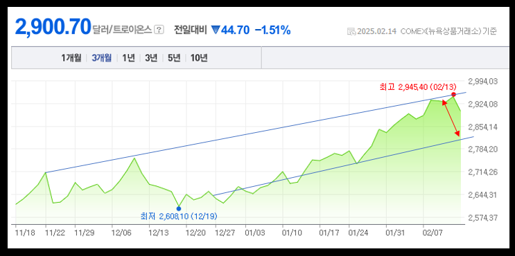 금 시세 전망