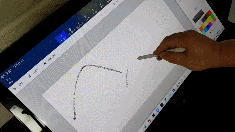 액정태블릿 웹툰 작가를 준비한다면 추천!● 27형 대화면 터치 모니터 "창은테크" 19