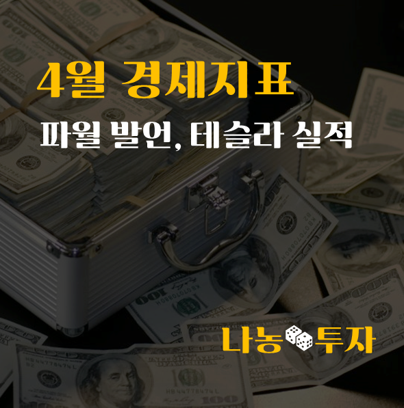  4월 넷째주 경제지표, 제롬파월 발언 테슬라 실적발표