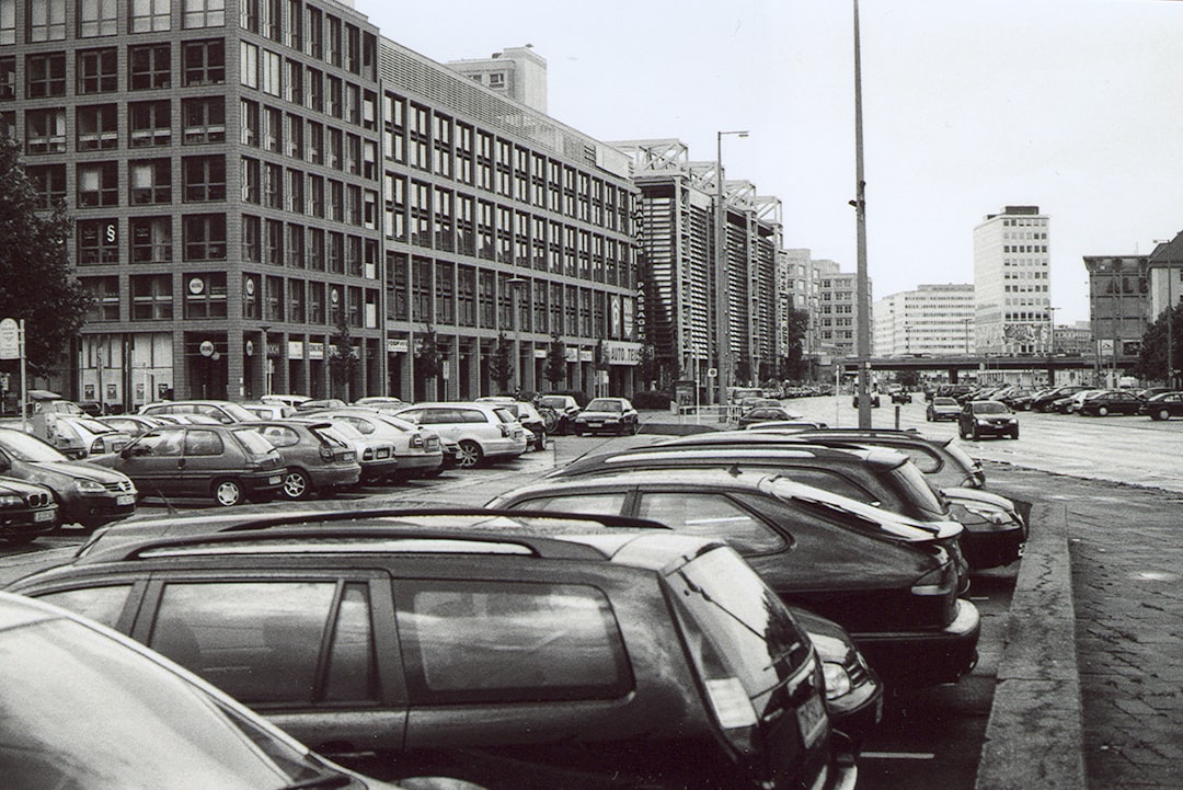 Used car market.