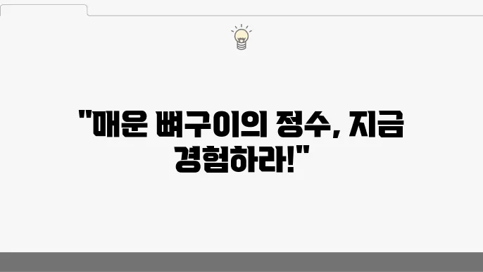 The)맛있는 녀석들 매운 뼈구이,뼈해장국 언주역(논현동) 맛집 c1c골 트집