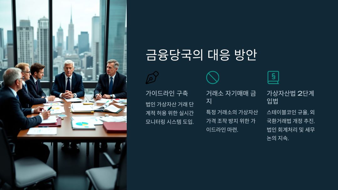 금융당국의 대응 방안