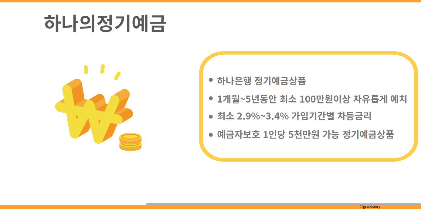 하나은행정기예금