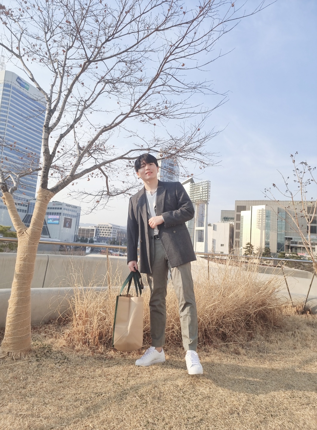  겨울코디 - 그레이 세트