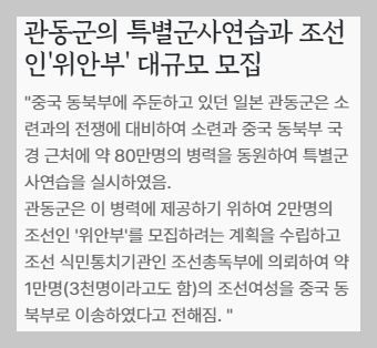 잊지 맙시다. 일본군의 만행을