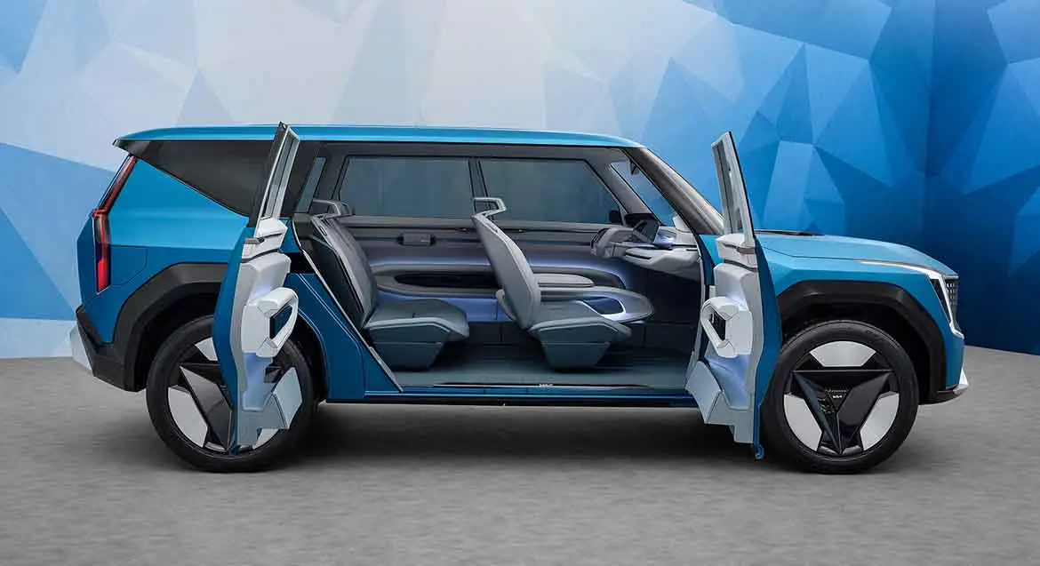 기아 EV9 존재감 압도적인 대형 SUV 내년 4월 출시... EV9 가격 실구매가 모의견적 제원 옵션 내부 색상 디자인 인테리어 총정리
