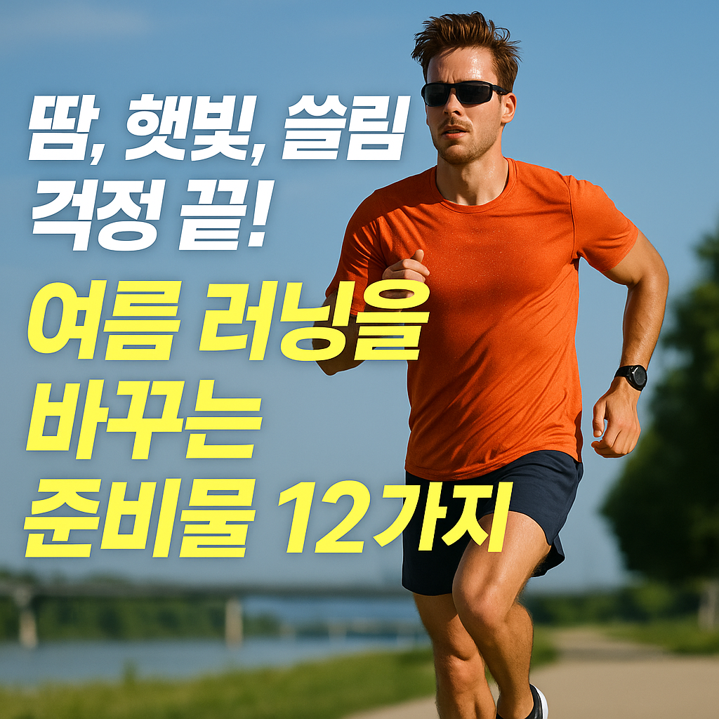 여름 러닝 러너 필수템