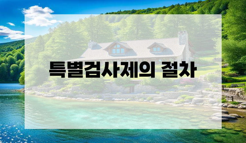 특별검사제의 절차
