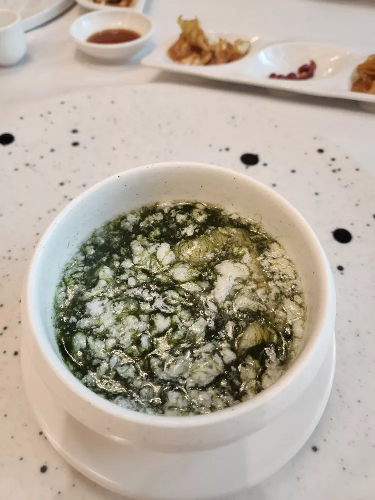 파래 게살스프