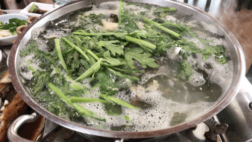 별장횟집미역지리탕영상