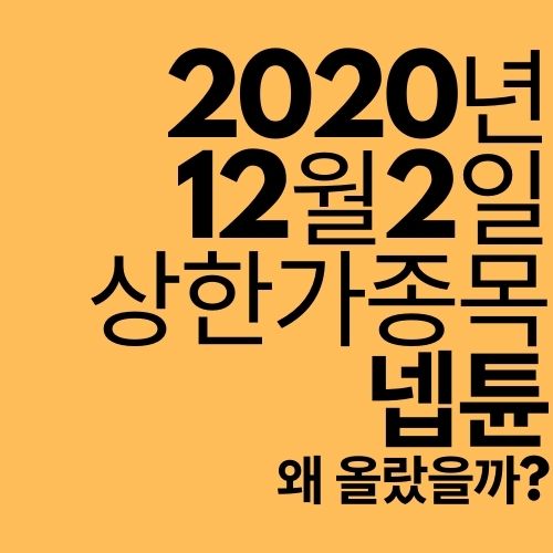  [상한가 종목] 넵튠 (신작 흥행? 크래프톤 상장?)