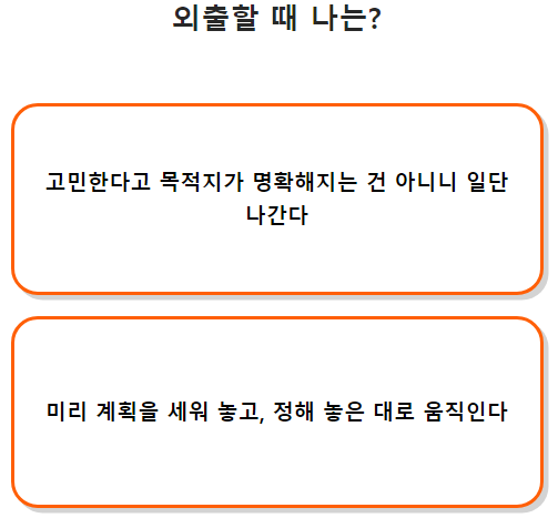 DNA 성격 테스트 11번 문제
