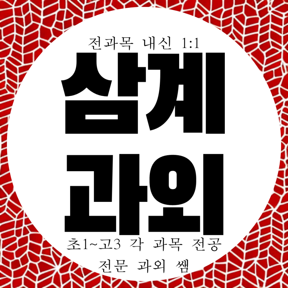  김해 삼계 고등 수학과외 중학생 중등 삼계동 영어과외 국어 과학