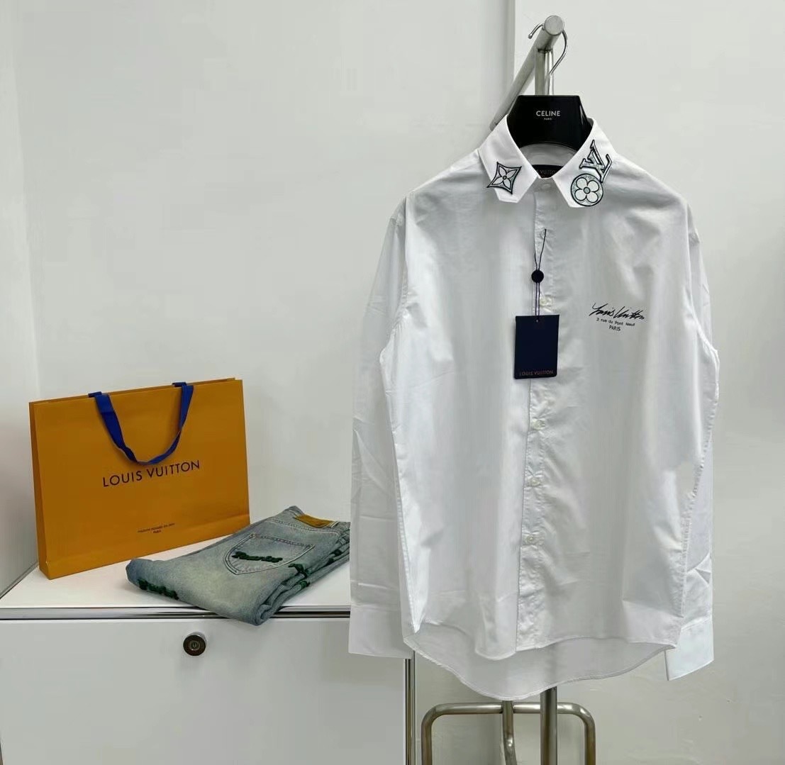  [LOUIS VUITTON] 루이비통 업사이클 셔츠 1A9A25