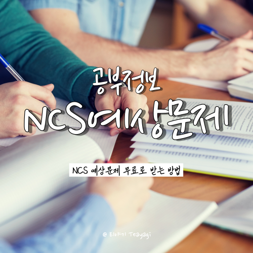  공기업 취준생이라면 반드시 알아야 할 NCS(국가직무능력표준)란?