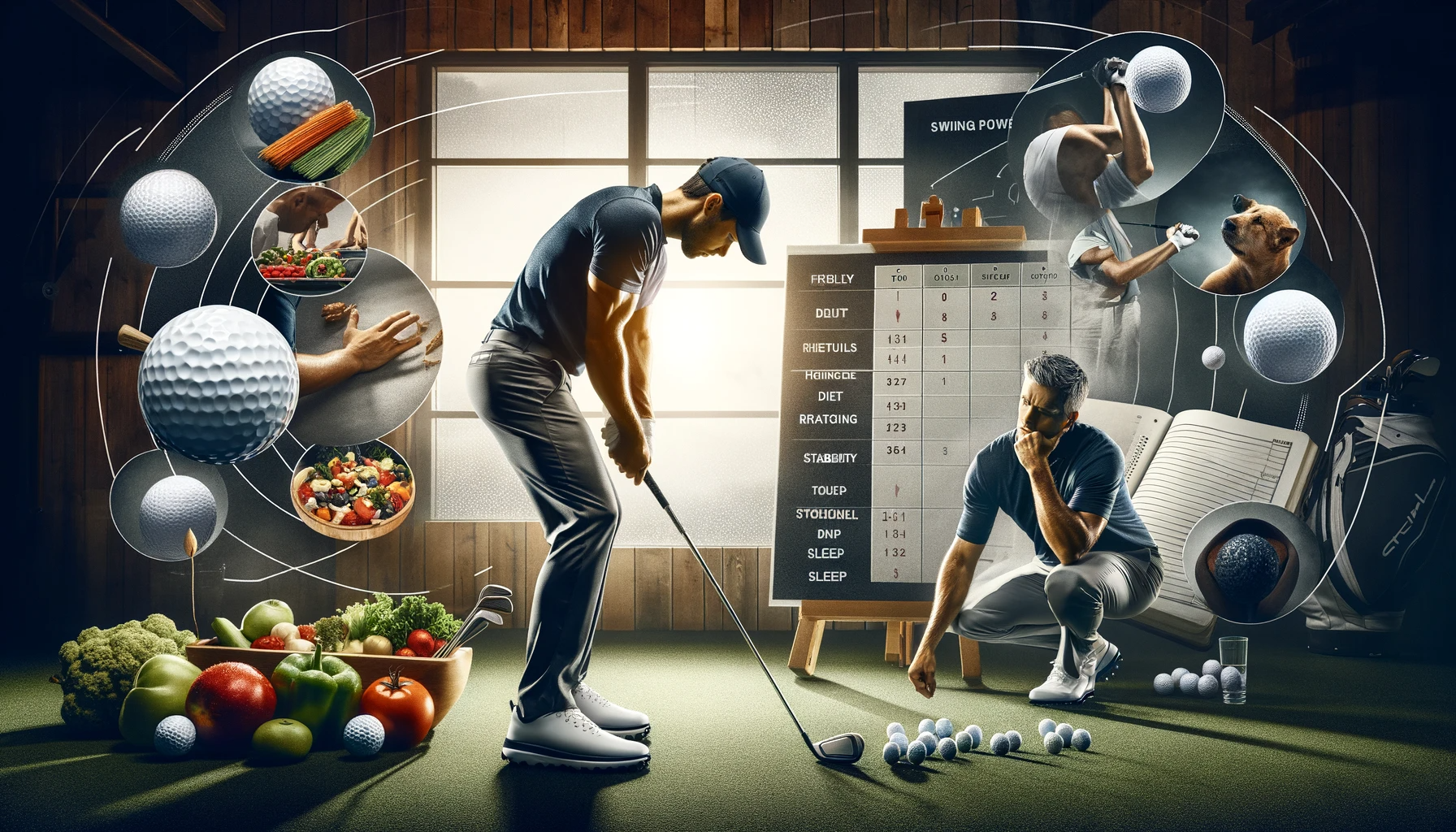 프로 골퍼들의 성공 비결과 골프 경기력 향상을 위한 핵심 전략 - 체력과 건강 유지&#44; 심리적인 강점