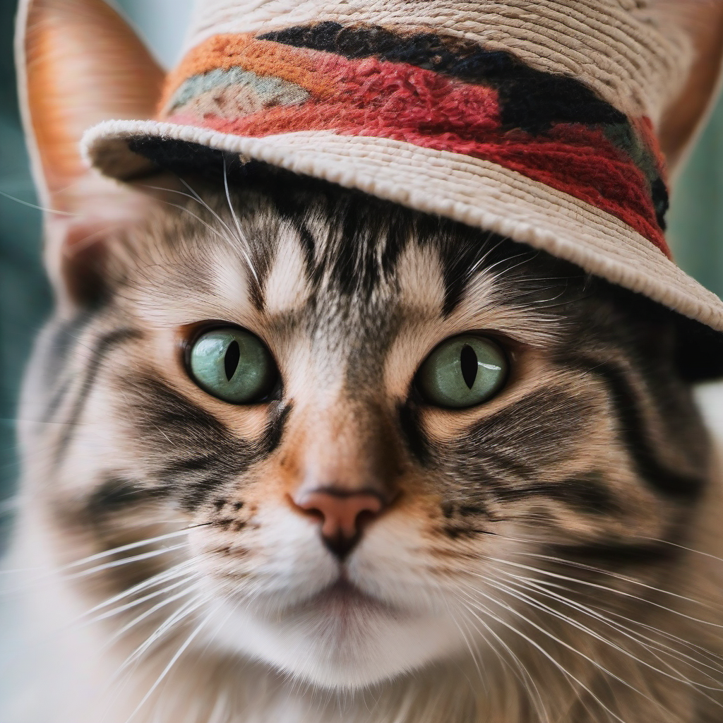 SDXL 이미지 - A cat in a hat