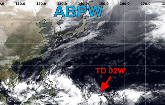 JTWC-1호-태풍-말라카스-TD02W-홈페이지-경고-위성-사진