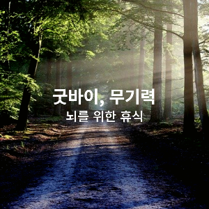  번아웃과 무기력을 예방하는 습관 – 지친 뇌 휴식하기