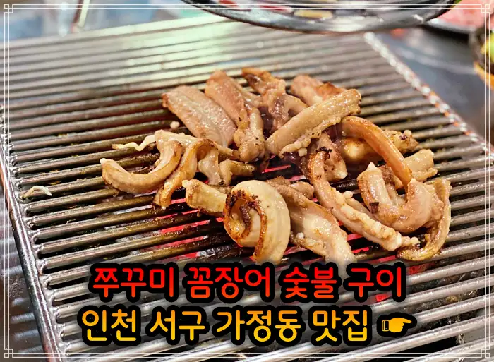 맛있는 녀석들 인천 서구 가정동 주꾸미 숯불 구이맛집