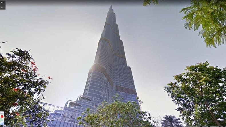 세계인들이 가장 많이 보는 빌딩은?...바로 한국이...Burj Khalifa most popular building on Google Street View
