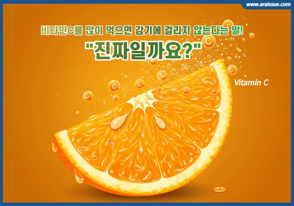 비타민C 를 많이 먹으면 감기에 걸리지 않는다는 말 진짜일까요?