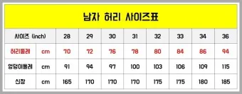 허리둘레 72cm 인치 변환과 허리 사이즈 계산법_5