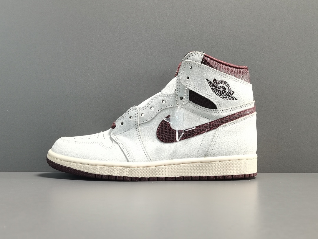  [NIKE x A MA MANIERE] X 나이키 x 아 마 마니에르 에어조던1 레트로 하이 OG SP 세일 앤 버건디 Sail and Burgundy DO7097-100