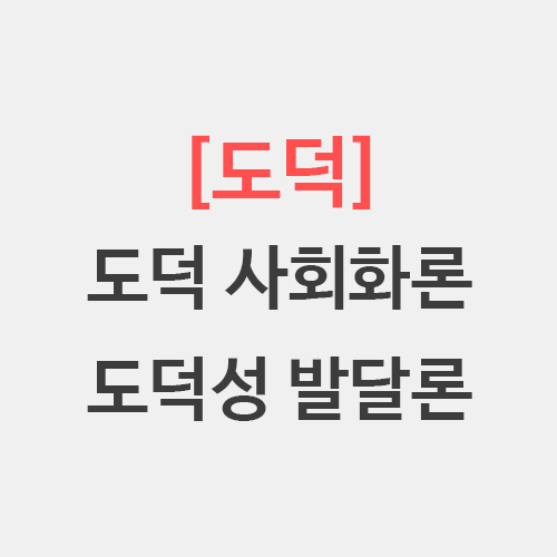  도덕 교육의 관점 - 도덕 사회화론 도덕성 발달론