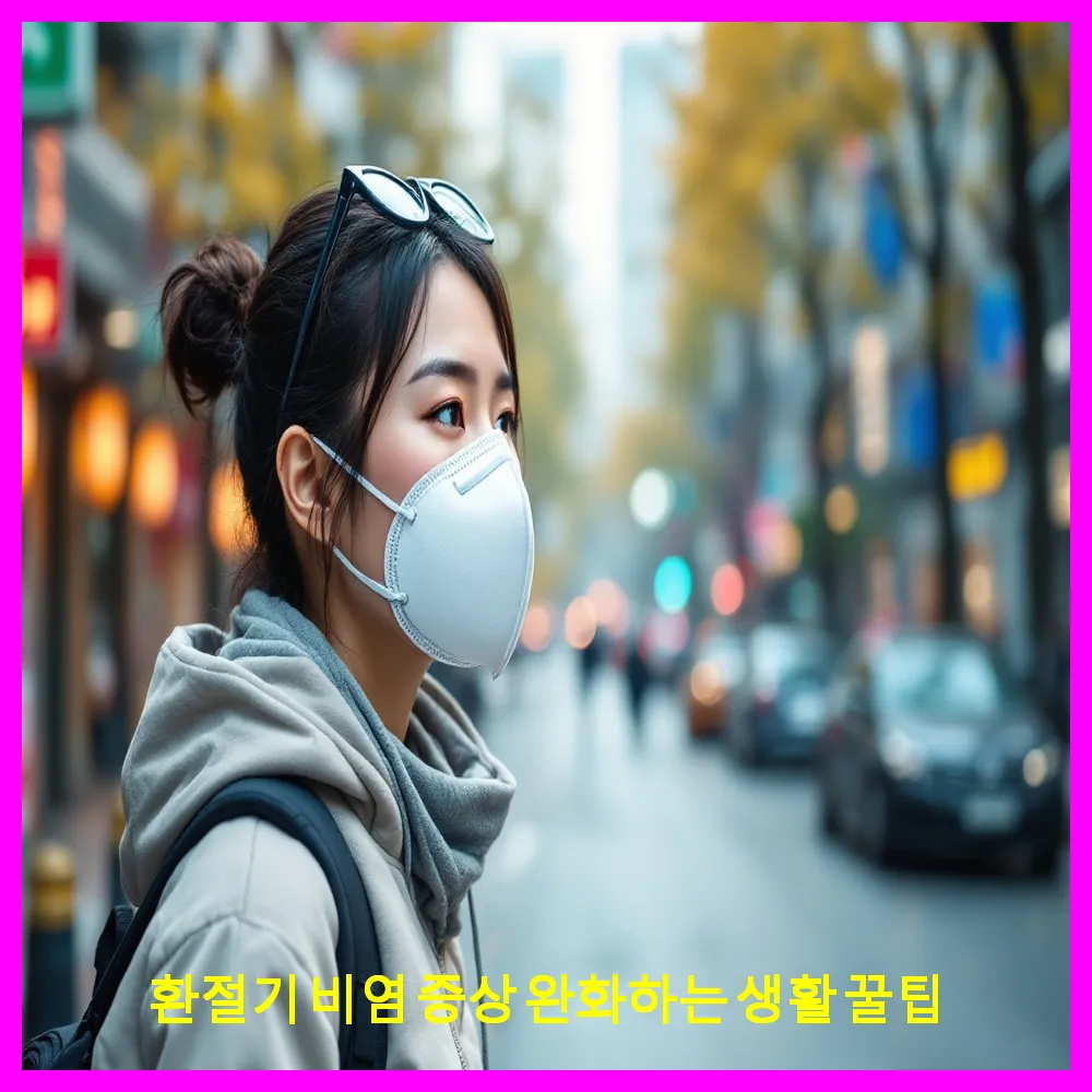 환절기 비염 증상 완화하는 생활 꿀팁