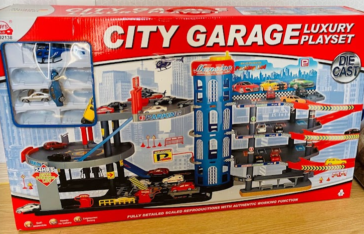  5살 아들 장난감 후기_자동차 주차타워(City Garage Luxury Playset)