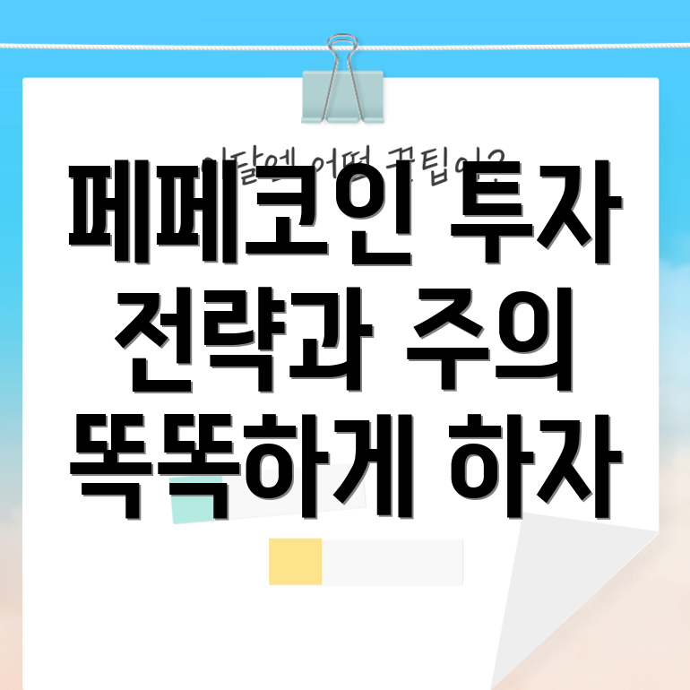 페페코인 투자