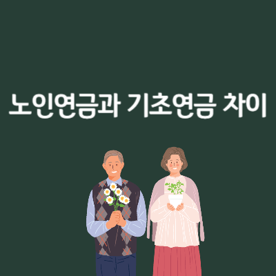 노인연금과 기초연금차이