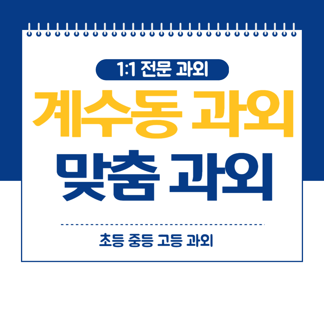  계수동 중등 영수과외 고등 국어 과학 화상 방문과외