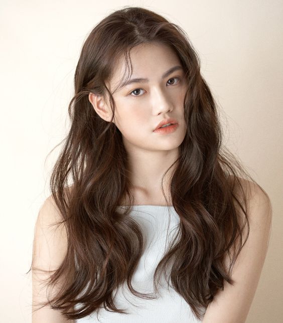 머리숱 없는 여자 헤어스타일, 긴머리