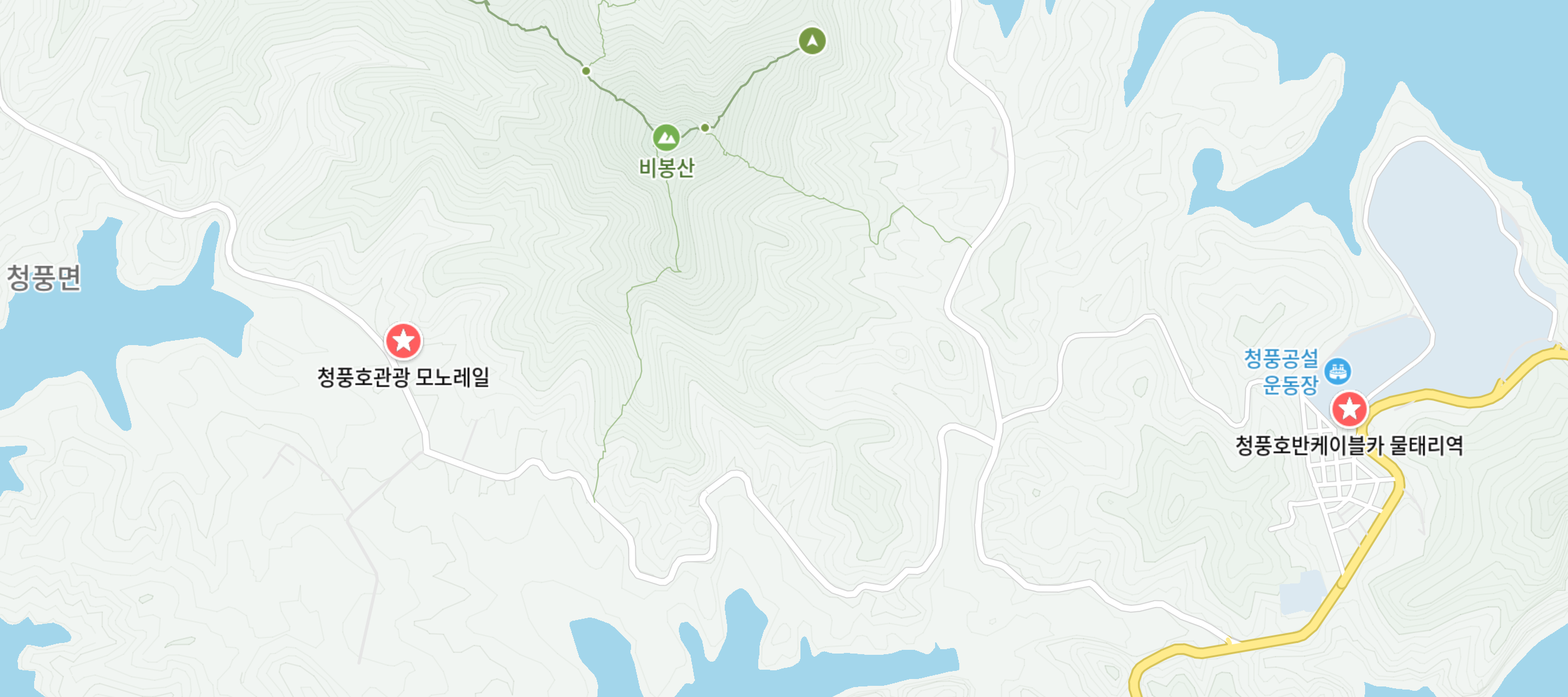 비봉산가는법 지도