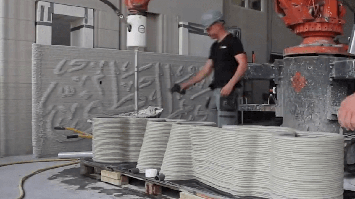  영국 고속철(HS2), 로봇 팔 사용 3D 프린팅 터널 구조물 시공  HS2 to use giant 3D printing robot arm to cut carbon and costs