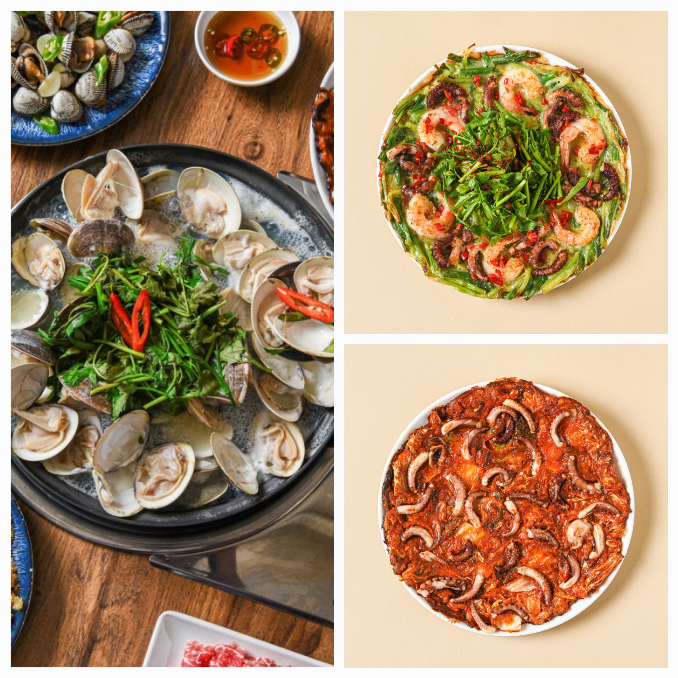 영통백합칼국수 메뉴