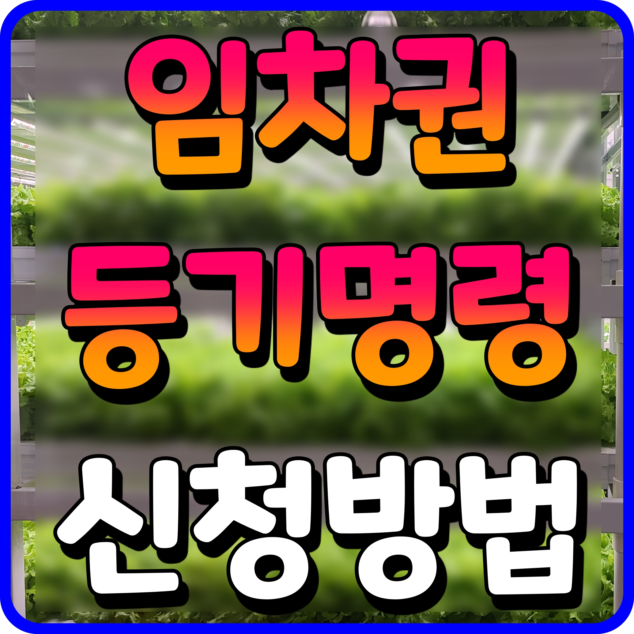  임차권 등기명령 신청방법 전세금 돌려받기 방법 알아보자