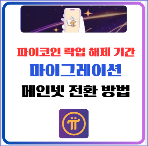 파이코인 락업 해제, 기간, 마이그레이션, 메인넷 전환 방법